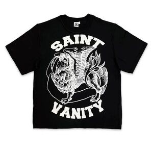 SAINT VANITY GRIFFIN TEE BLACK Unisex Size small